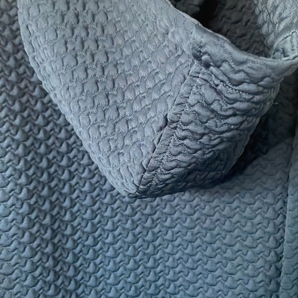 Zella Cozy Blue Textured Hoodie - Picture 6 of 7